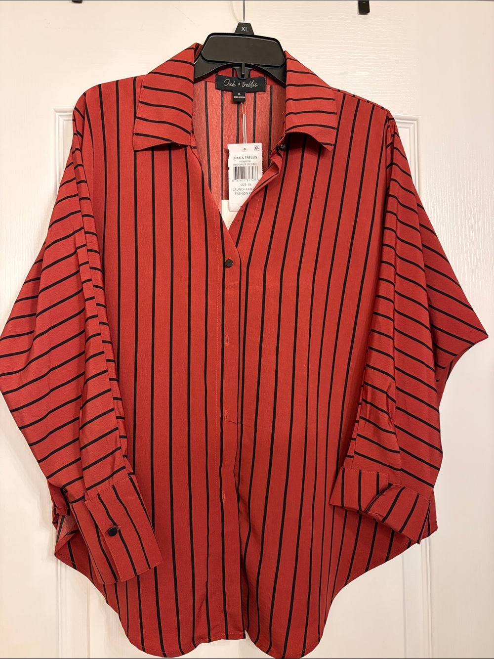 Women’s striped blouse by Oak & Trellis